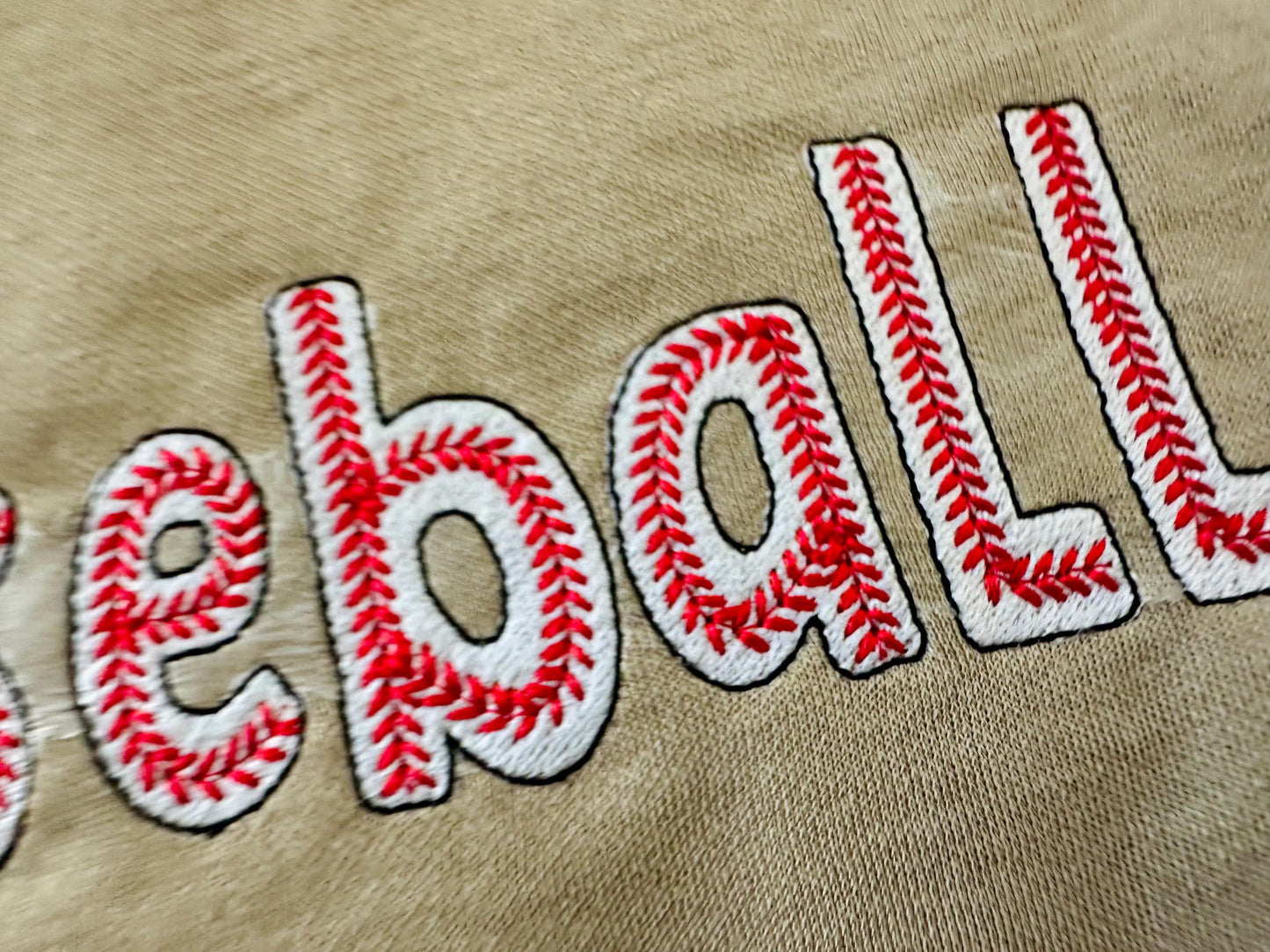Baseball Fill Stitch Sports Font