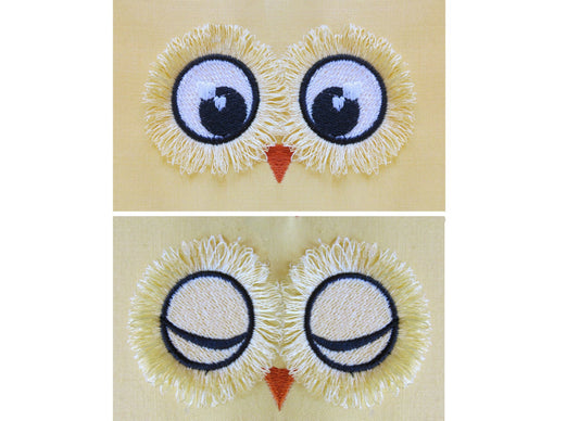 Owl Doll Fringed Eyes