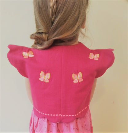 Kids Butterfly Vest Bolero Jacket ITH