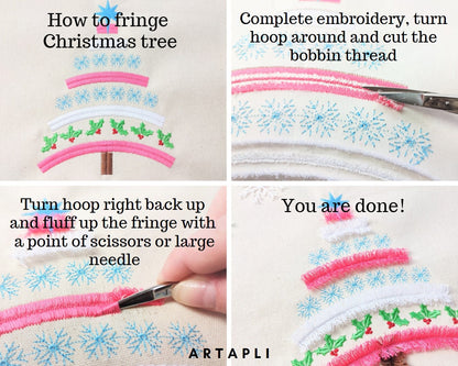 Extraordinary Fringed Christmas Tree