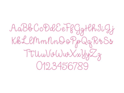 Extra Bold Chain Stitch Handwritten Font Julia