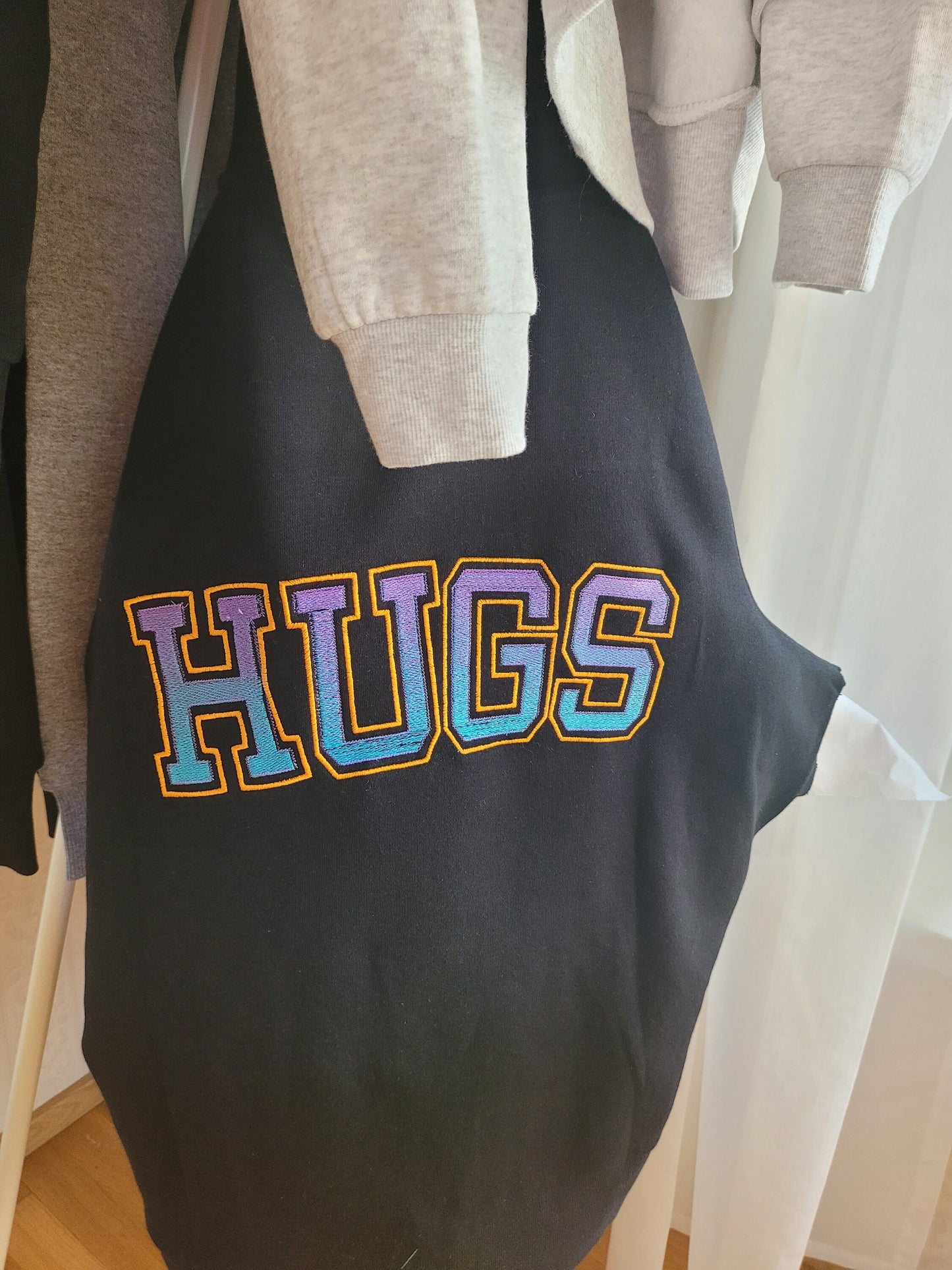 Iridescent 2-Color Sororities Varsity Greek Font Applique