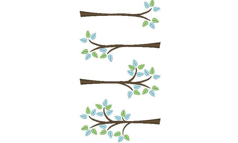 Tree Branch Set of 4