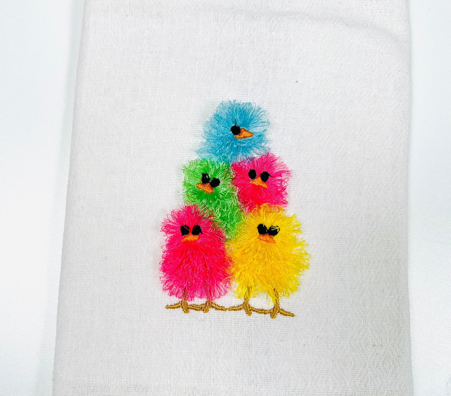 Fringed Little Chick Stack of 5