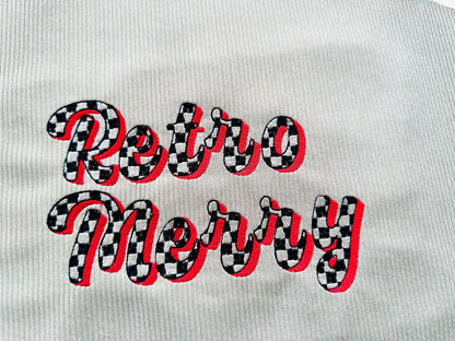 Checkered Patterned Shadow Script Font