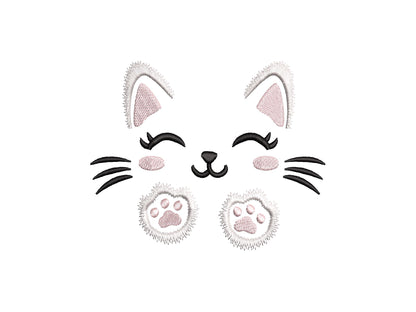 Adorable Kitty Face Fluffy Paws