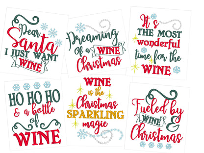 Christmas Wine Lovers Kitchen Set