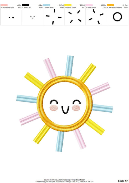 Little Fringed Sun Sunshine