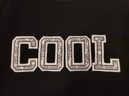 Girls Sport Rose Lace Patterned Font Applique