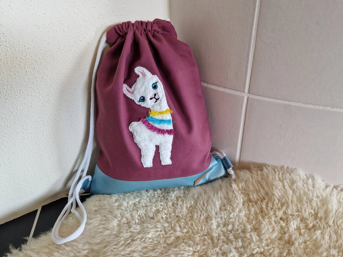 Little Llama with Tassels Applique