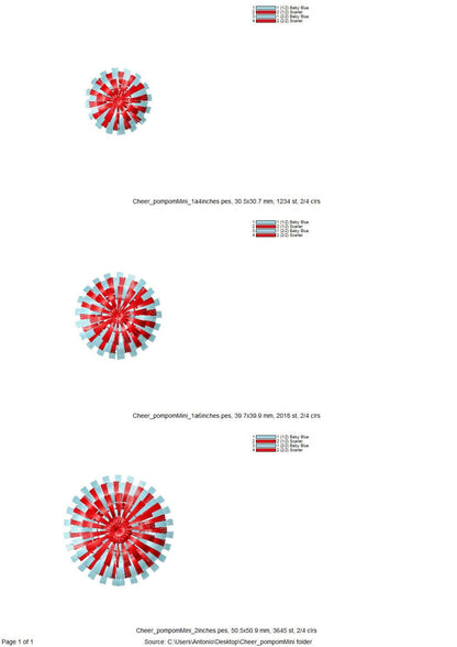 Fringed Cheerleader Pom Poms