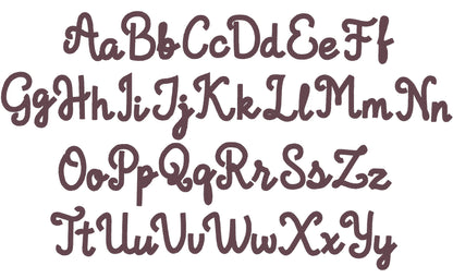 Fill Stitch Handwritten Beauty Font Haley