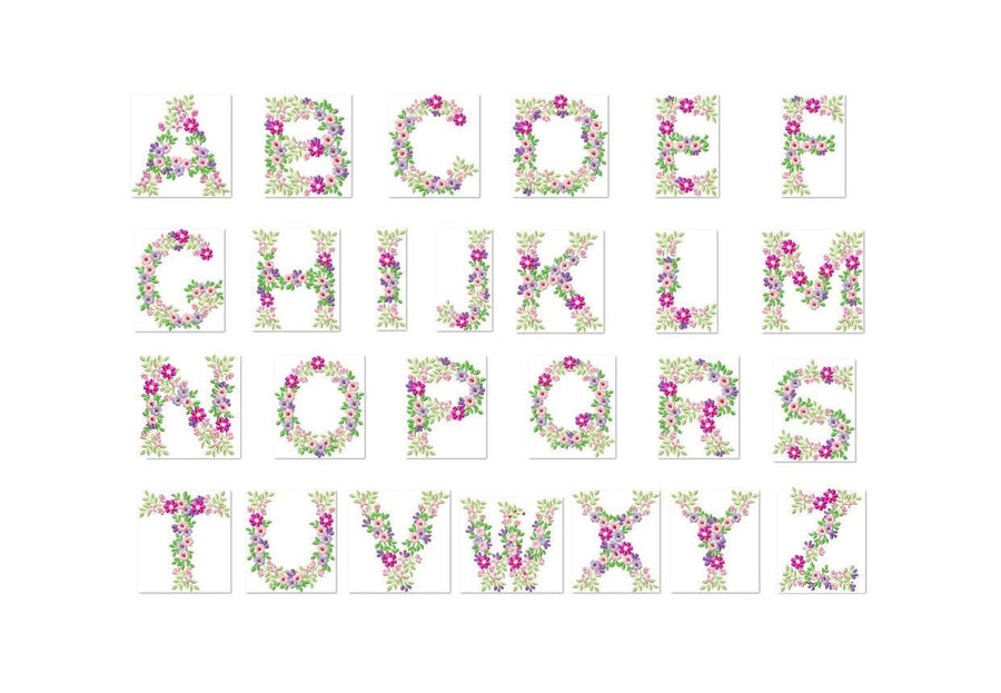 Country Floral Font