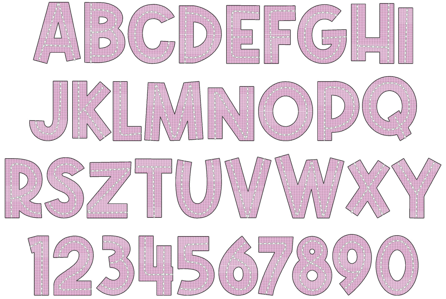 Light Stitch Preschool Pre-K Font