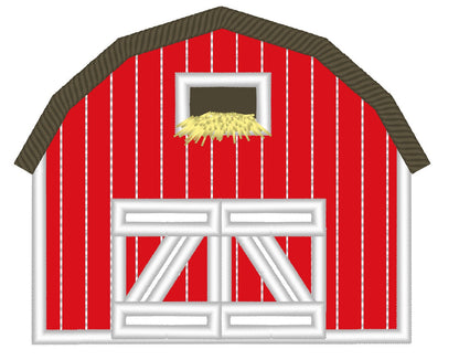 Farm Barn House Applique