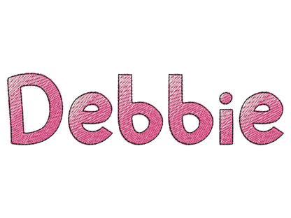 Iridscent 2-Color Ombre Gradient Font