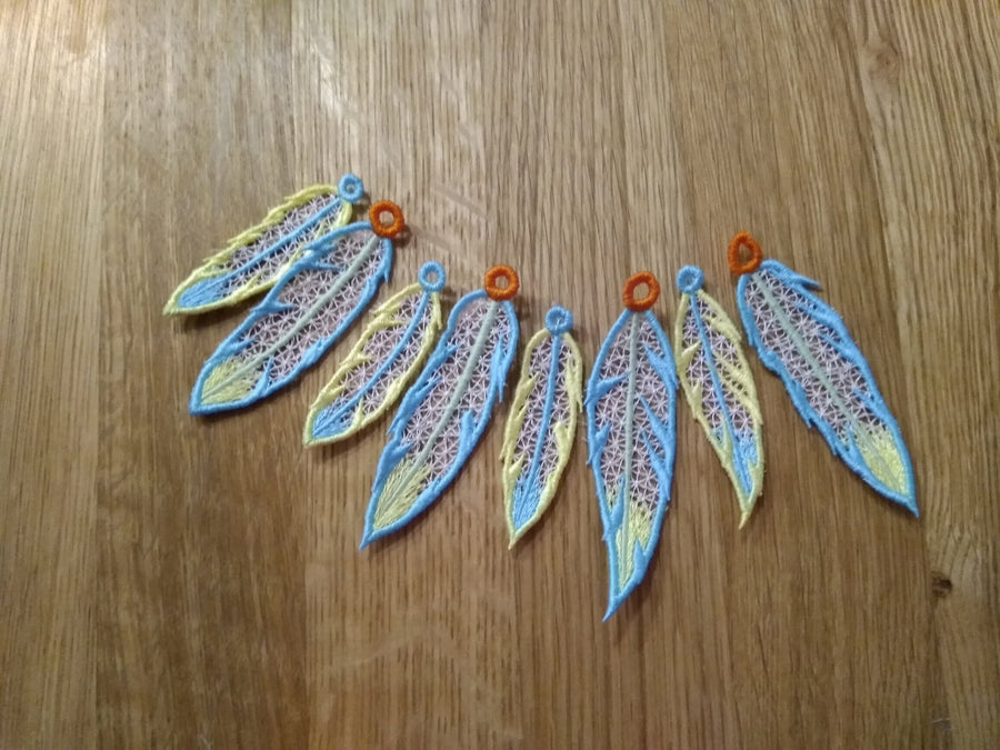 Lace Feather Set of 4 FSL