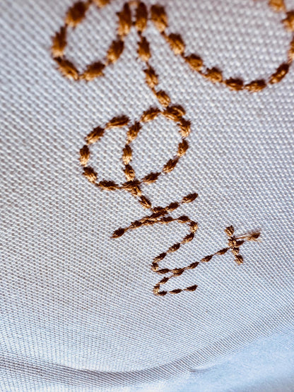 Sweetcake Script Font Hand Stitch Effect