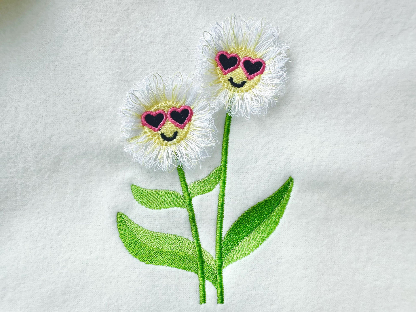 Fringed Flower Big and Little Sister