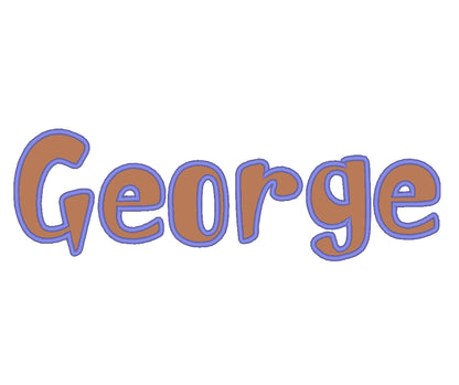 Kids Wild Things Funny Font Applique