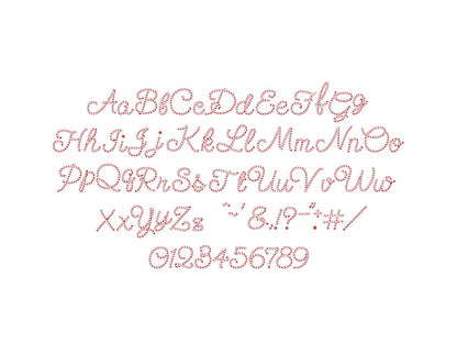 Retro Christmas Candy Cane Mini Font