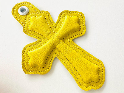 Special Puff Cross eyelet and key fob snap tab 3D Puffy Foam machine