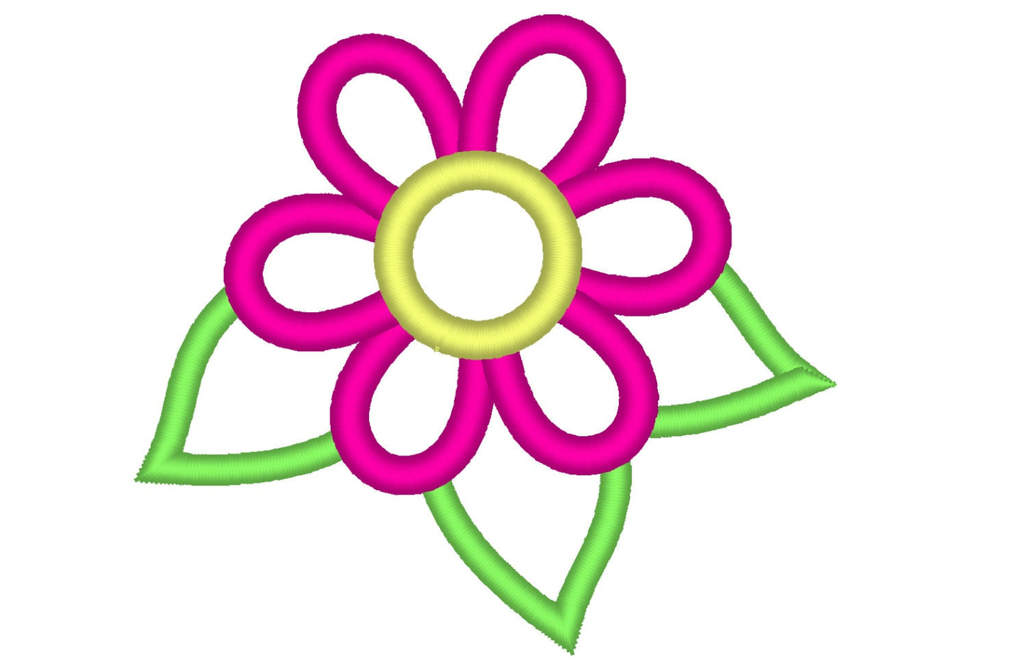 Summer, beautiful flowers applique collection / 3 different types &