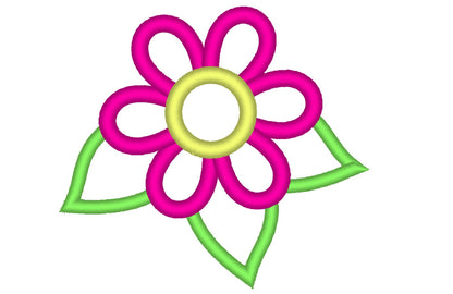 Summer, beautiful flowers applique collection / 3 different types &