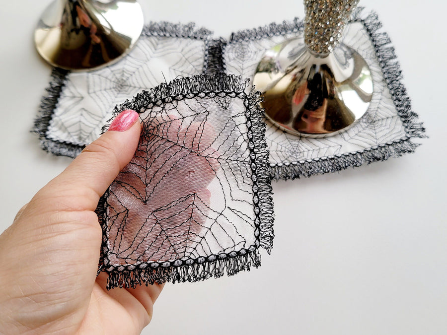 Fringed Halloween Napkin ITH