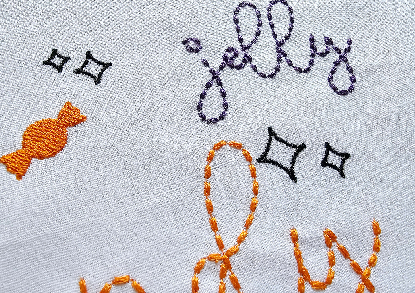 New Hand Stitch Effect Font