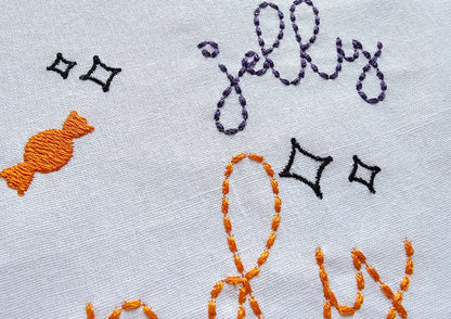 New Hand Stitch Effect Font