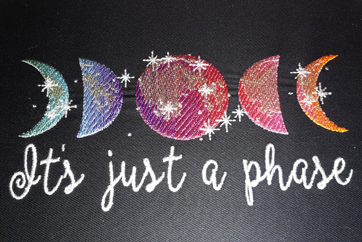 It's Just a Phase Iridescent Moon