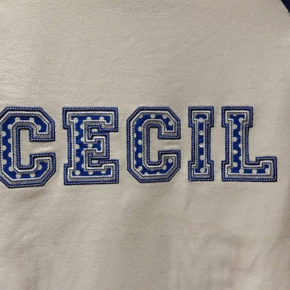 Double Applique Athletic Sport Font