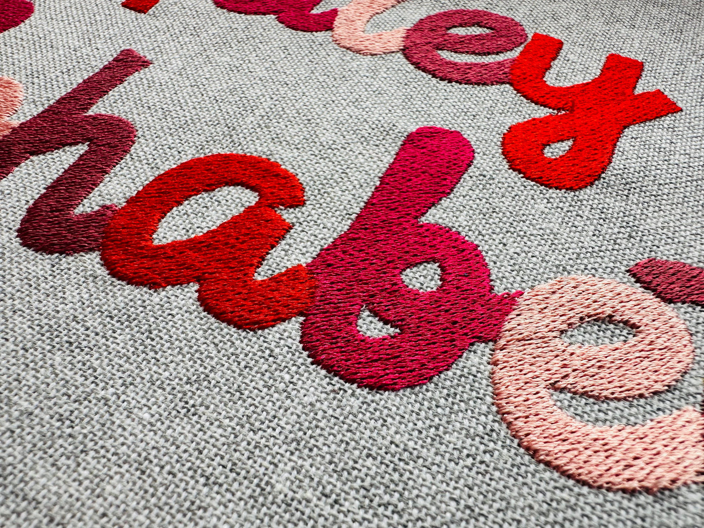 Fill Stitch Handwritten Beauty Font Haley