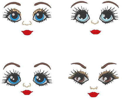 Doll Pretty Face Set of 6