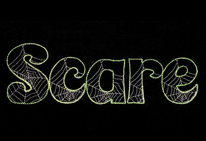 Boo Halloween Spiderweb Font