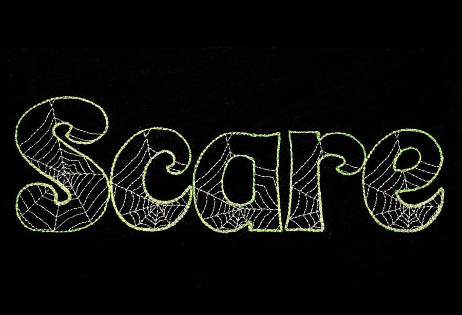 Boo Halloween Spiderweb Font