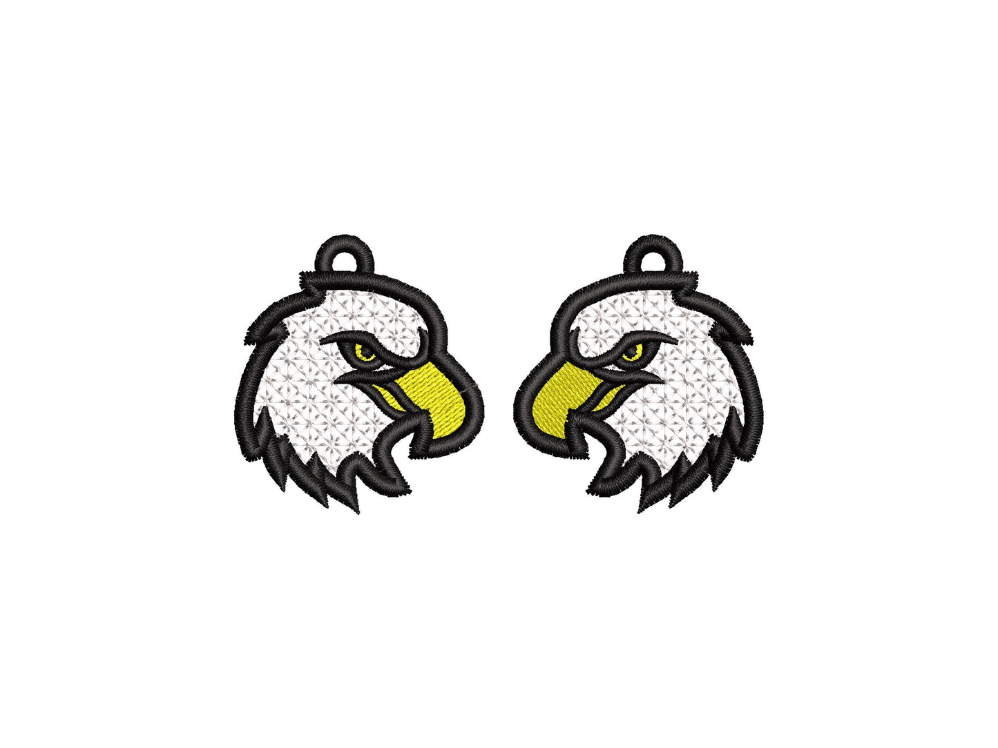 American Bald Eagle Earrings Charm