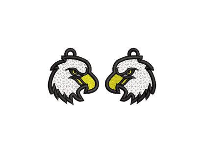 American Bald Eagle Earrings Charm