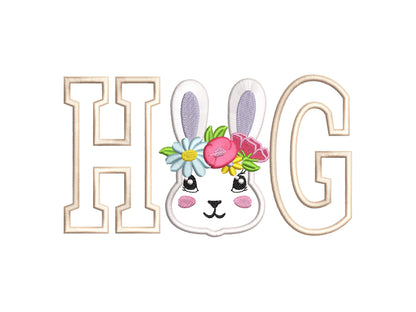 Cute Bunny Fringed Floral Crown