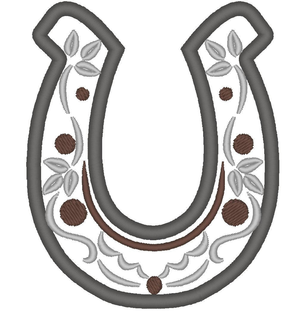 Romantic Horseshoe Applique