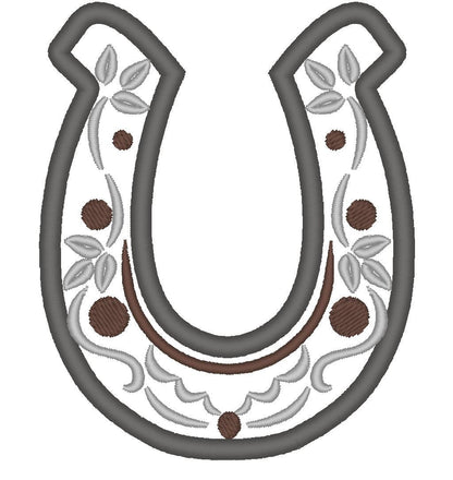 Romantic Horseshoe Applique