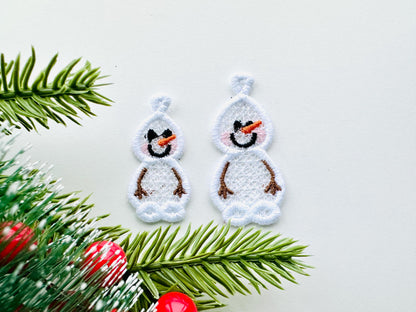 Little Snowman Charm Christmas Ornament