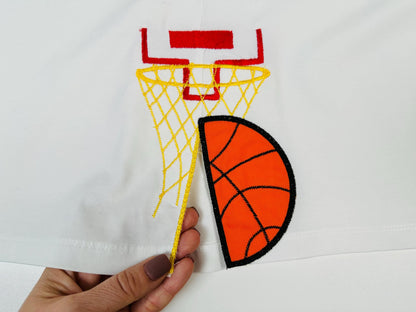 Sports Basketball Hoop And Ball