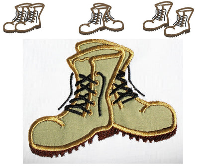 Combat Boots Applique Set