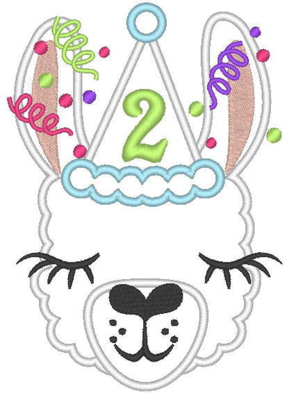 Llama Alpaca Birthday Hat Number Set