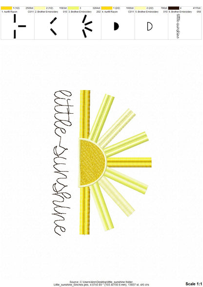 Little Sunshine Fringed Sun