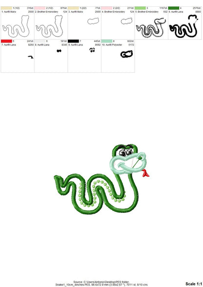 Snakes Set Of 2 Single Snake