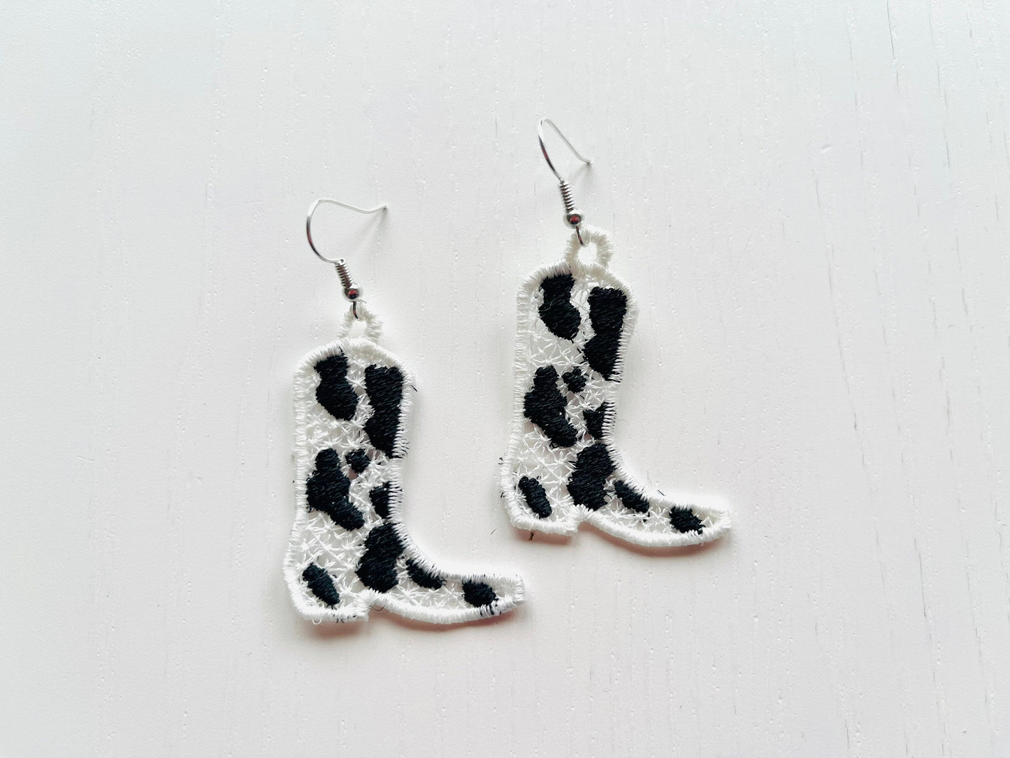 Cowboy Cowgirl Boots and Hat Earrings