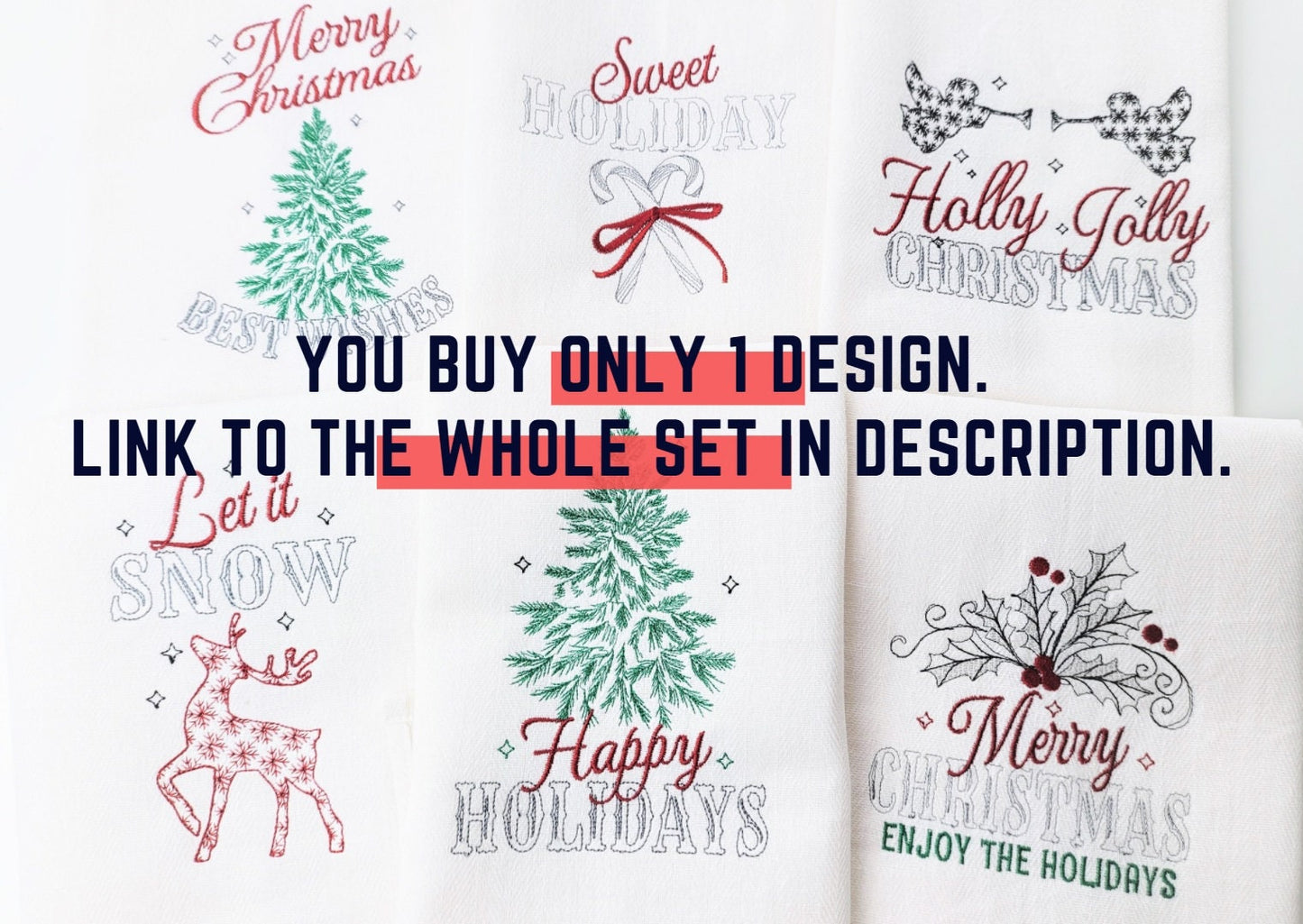 Sweet Holiday Kitchen Towel